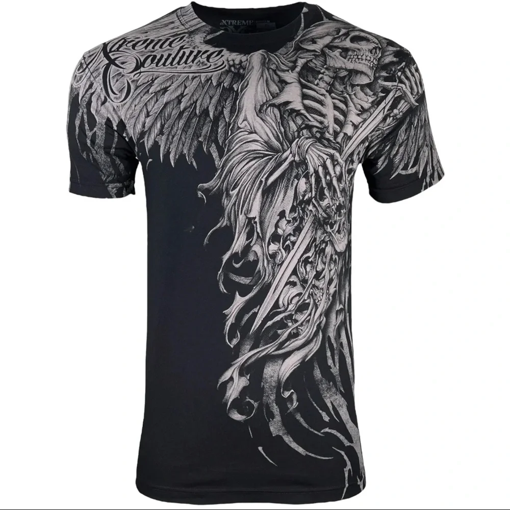 Xtreme Couture by Affliction Men's T-Shirt Wielding Death